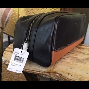 Coach men’s leather travel bag